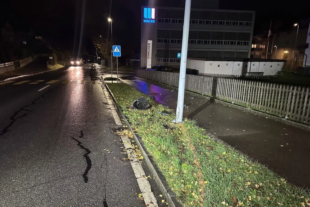 Trogen/Herisau AR – Zwei Selbstunfälle am Sonntagabend