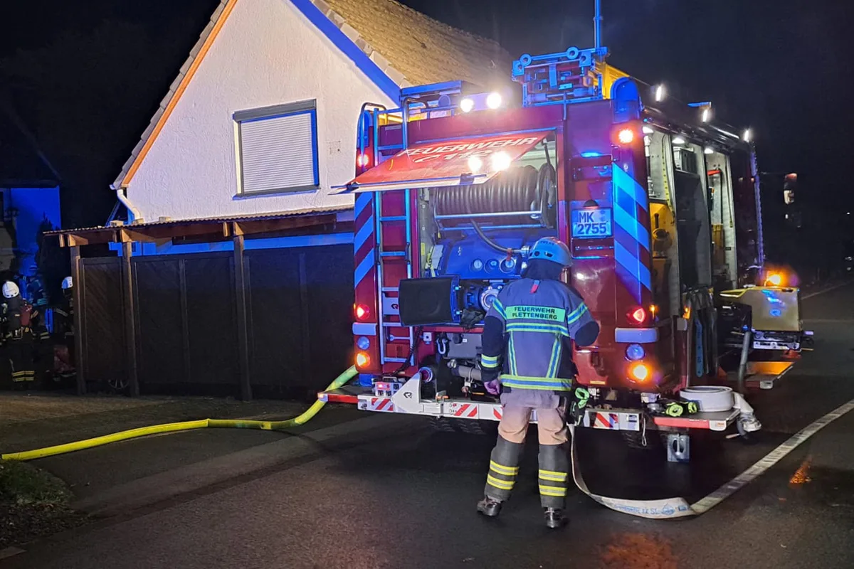 Plettenberg NW – Brand in Mehrfamilienhaus