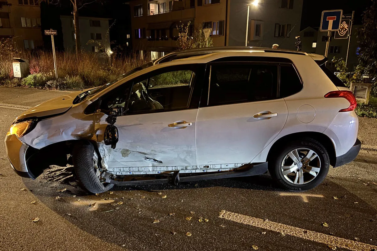 Goldach SG – Fahrunfähige Lenkerin verursacht Unfall