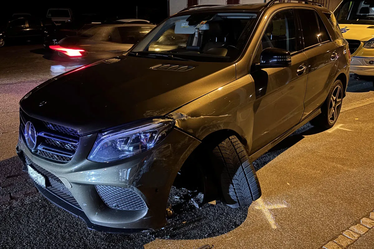 Goldach SG – Fahrunfähige Lenkerin verursacht Unfall