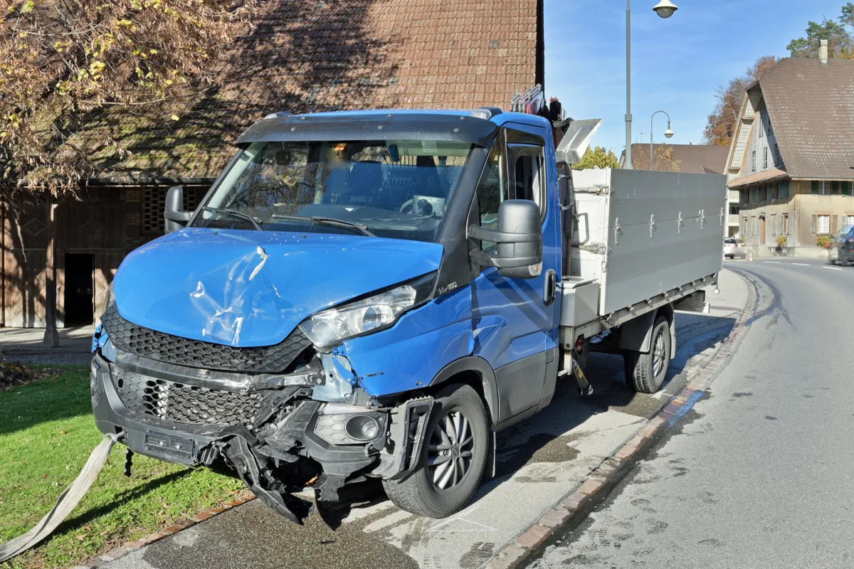 Ettiswil LU – Unfall vor Fussgängerstreifen