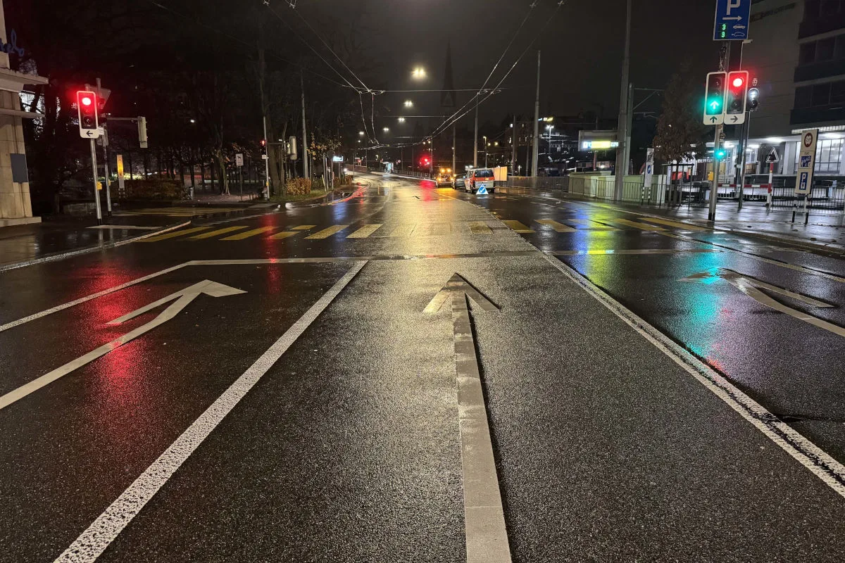 Stadt St. Gallen – Unfall an Kreuzung 