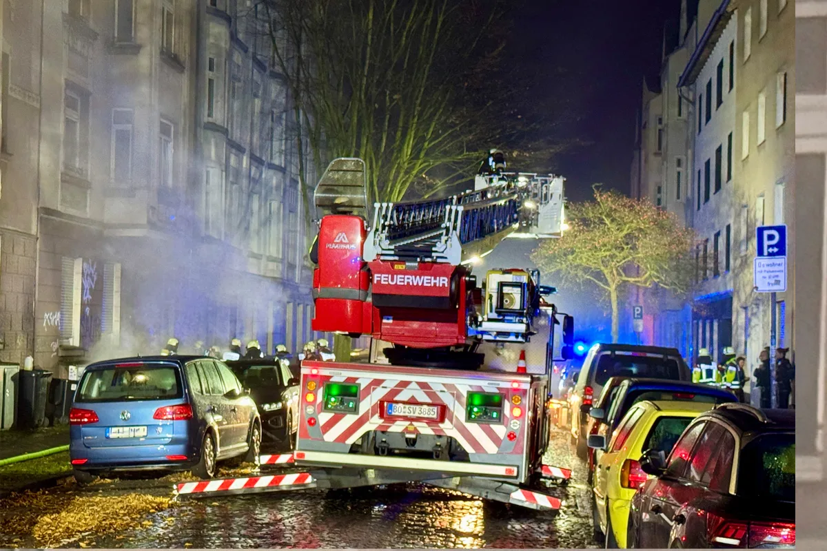 Bochum NW – Fünf Personen bei Kellerbrand gerettet