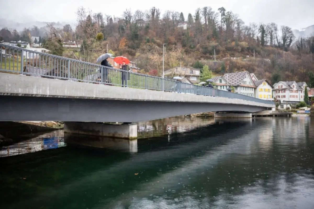 Walchwil ZG – Brücke Seefeld und Radweg eröffnet