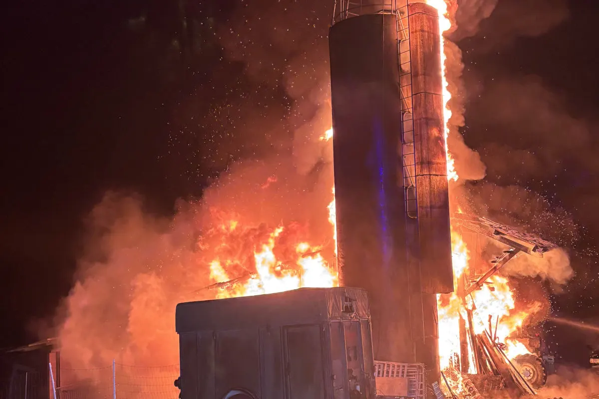 Oftringen AG – Grosser Schaden nach Brand auf Bauernhof