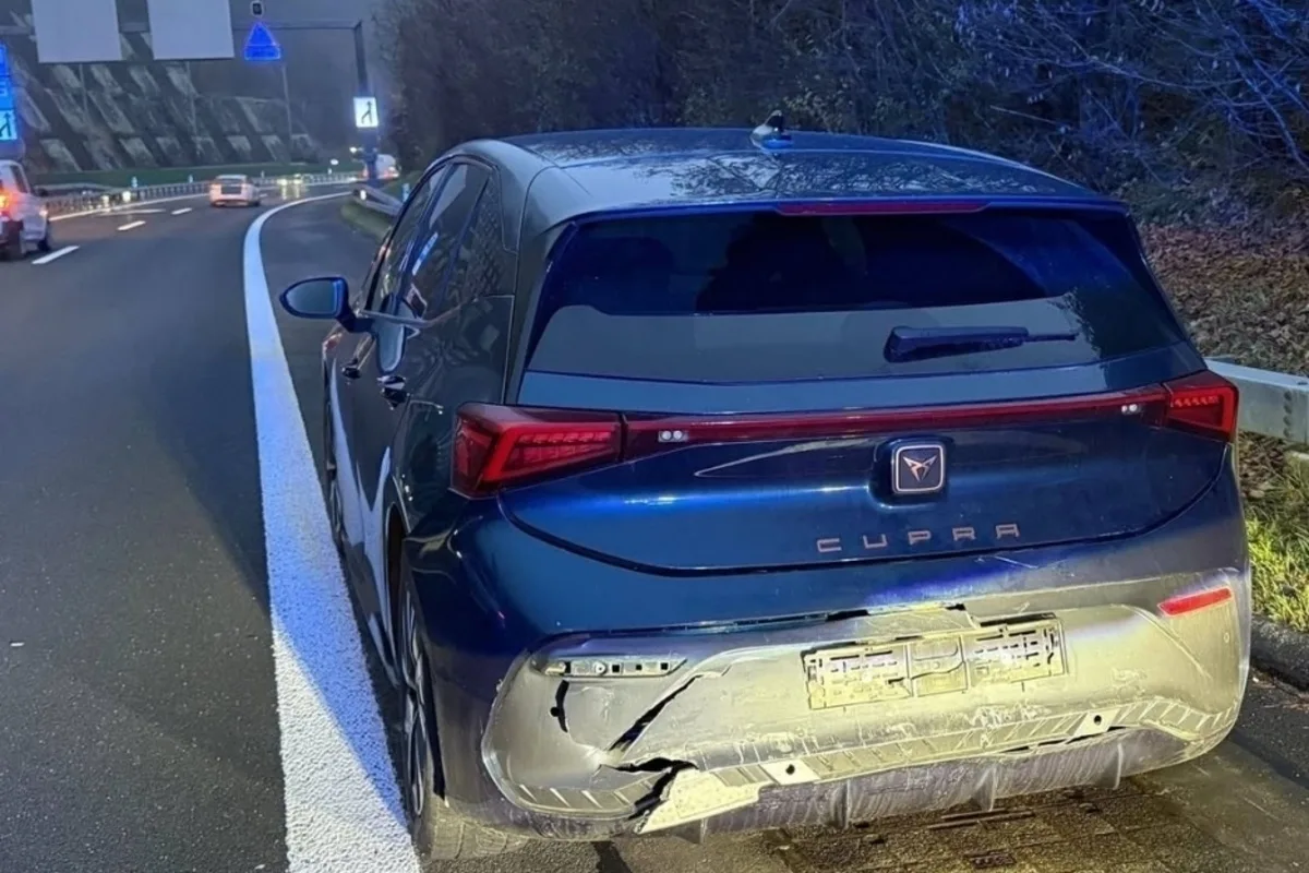 Alpnachstad OW – Sturz auf der A8 nach Auffahrunfall