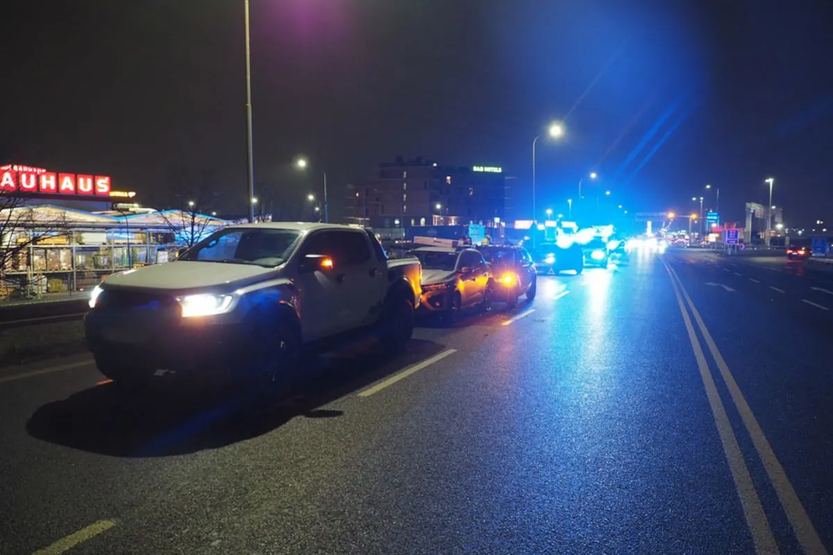 Biedermannsdorf – Unfall mit drei Fahrzeugen