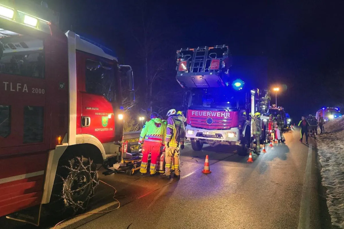 Hopfgarten in Defereggen – Unfall wegen Sekundenschlaf