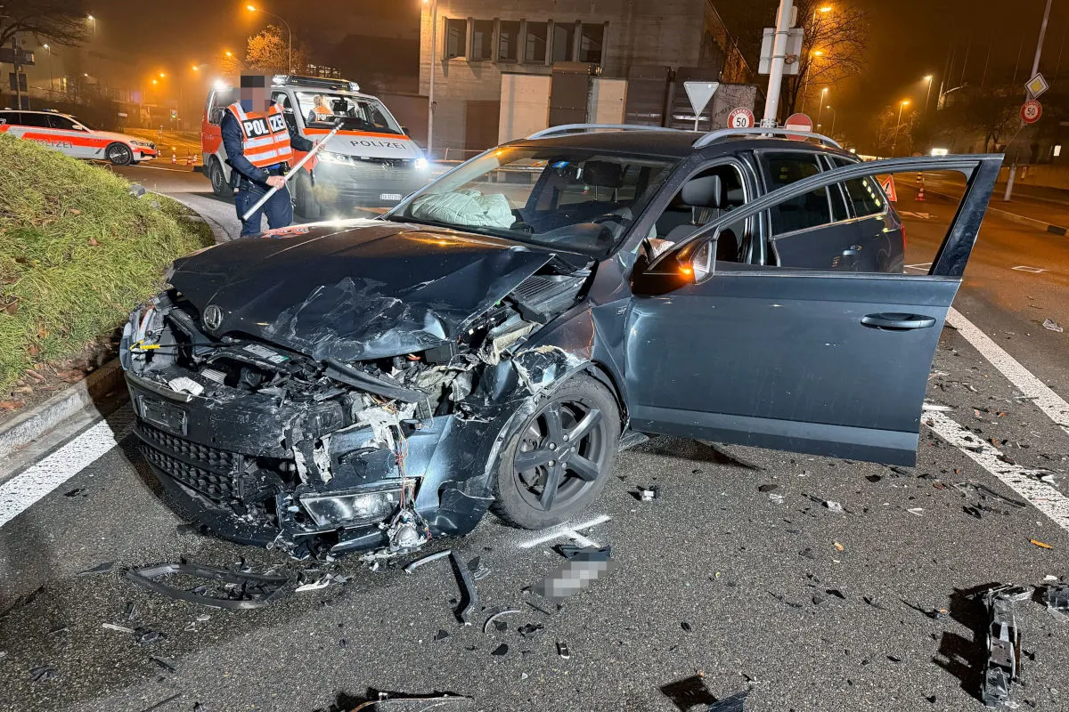 St.Gallen – Unfall mit Totalschäden