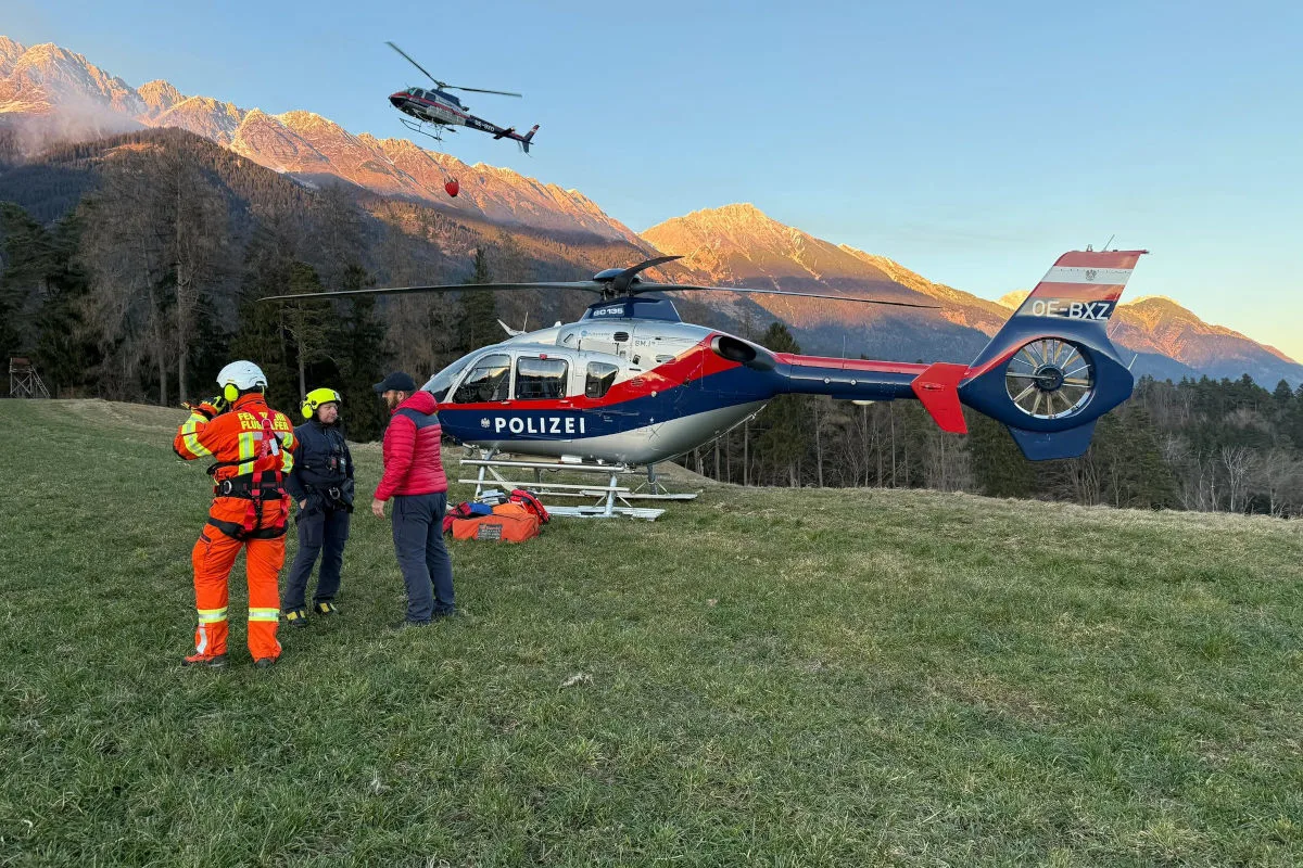 Innsbruck – Böller und Raketen führen zu Waldbrand