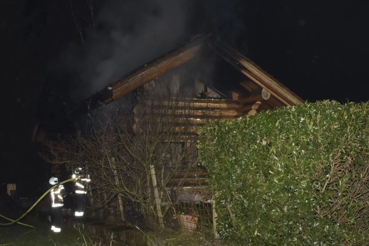 Biberist SO – Einfamilienhaus in Brand geraten