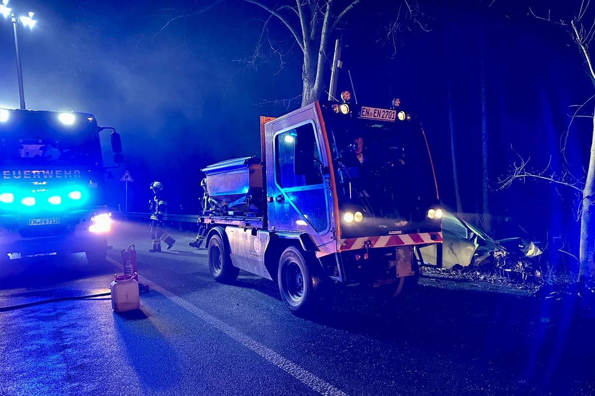 Sprockhövel – Zwei Unfälle mit Verletzten bei Glätte