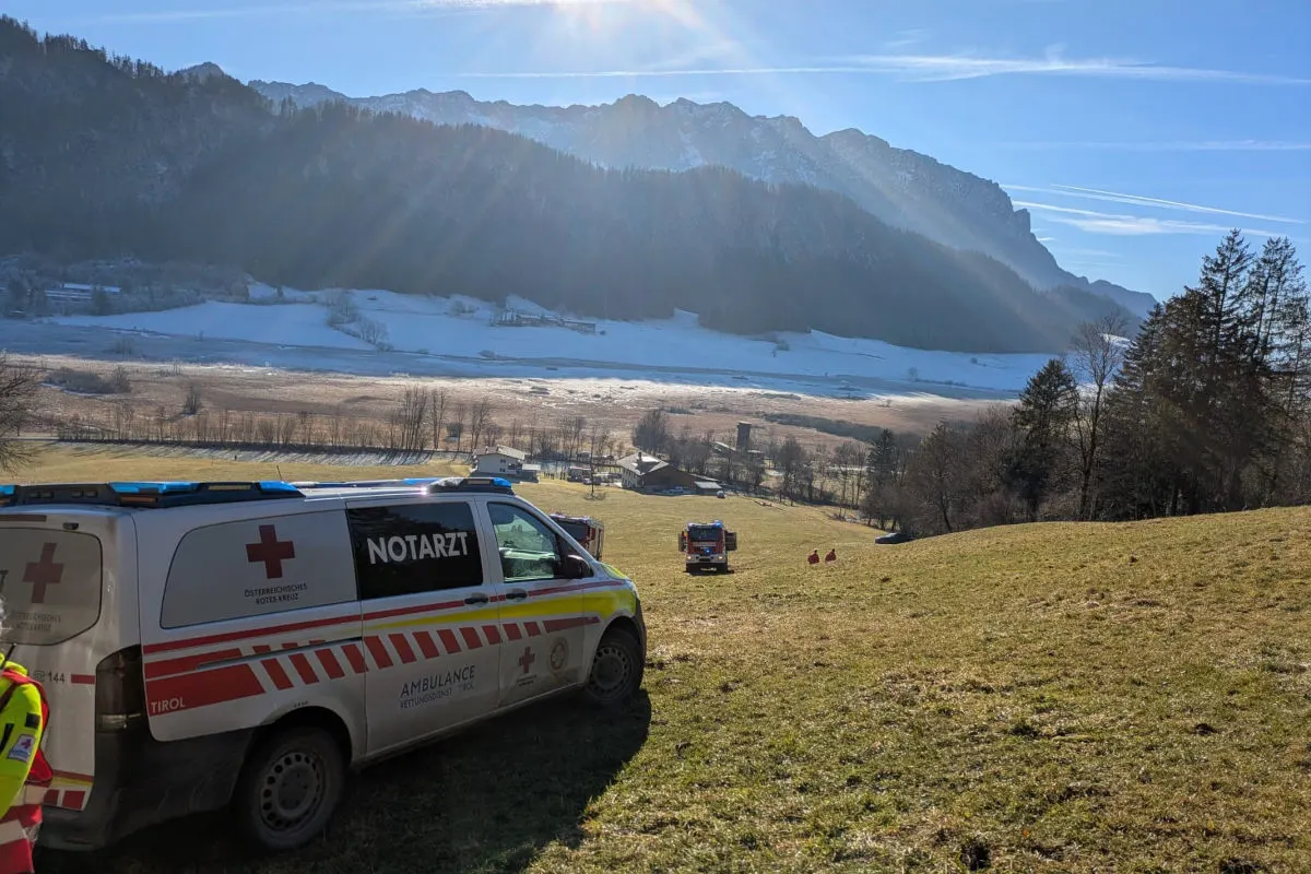 Walchsee – Traktor stürzt bei Forstarbeiten ab