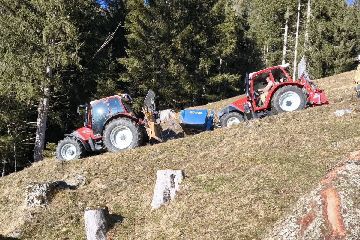 Walchsee – Traktor stürzt bei Forstarbeiten ab