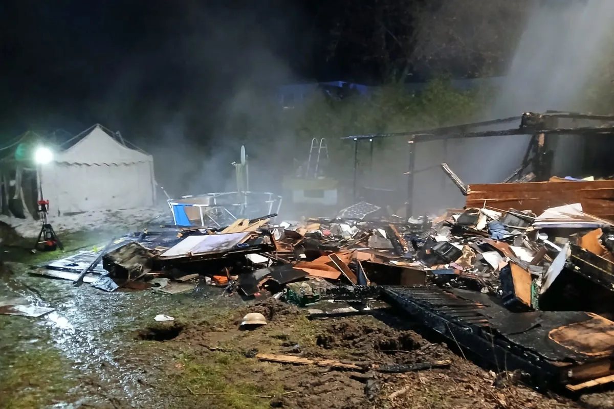 Hart bei Graz – Gartenhütte bei Brand komplett zerstört