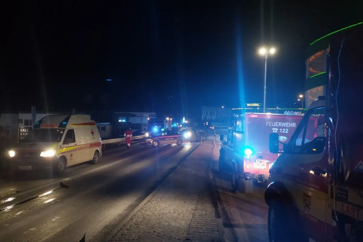 Gmunden – Vier Verletzte bei Unfall mit Polizeiauto