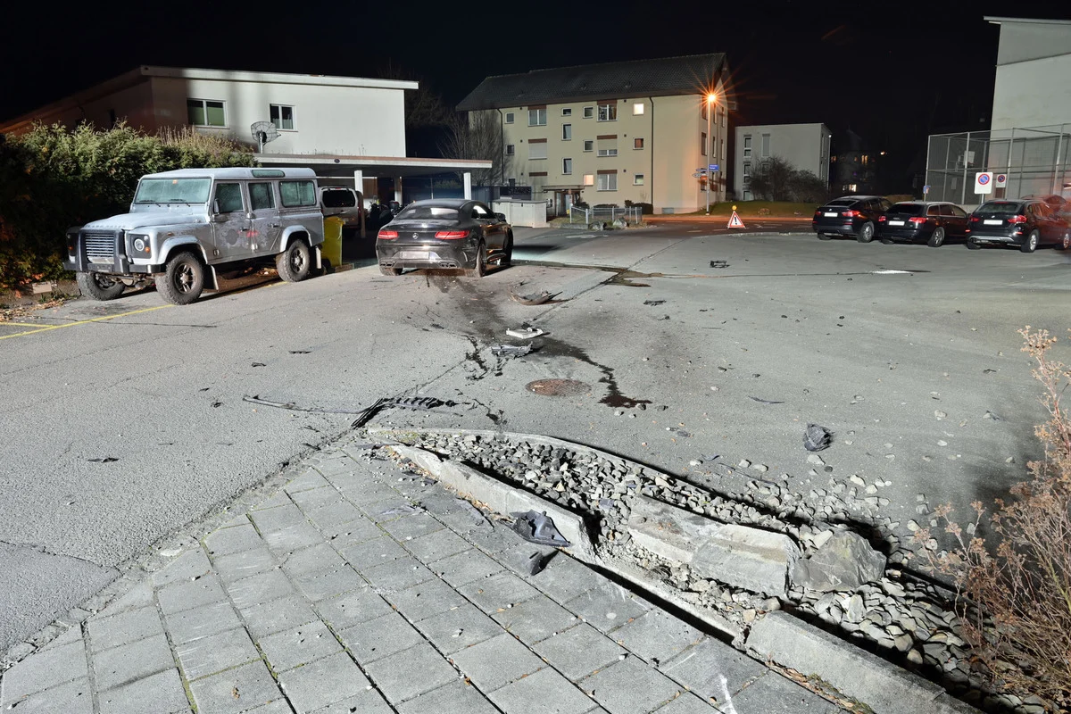 Unfall in Emmen LU – Ohne Führerschein am Steuer