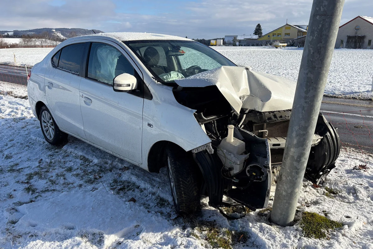 Thurgau – Wintereinbruch führt zu rund 20 Unfällen