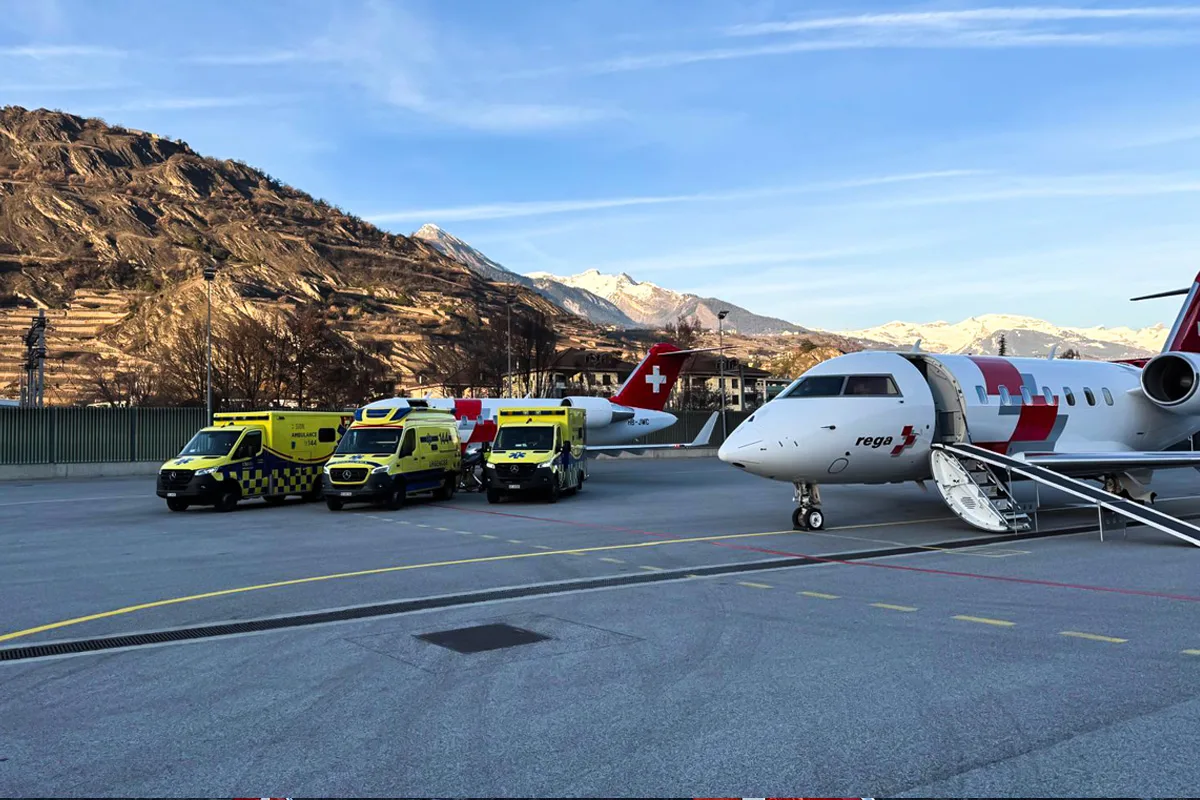 Crans-Montana – Rega-Ambulanzjets nach Brand im Dauereinsatz