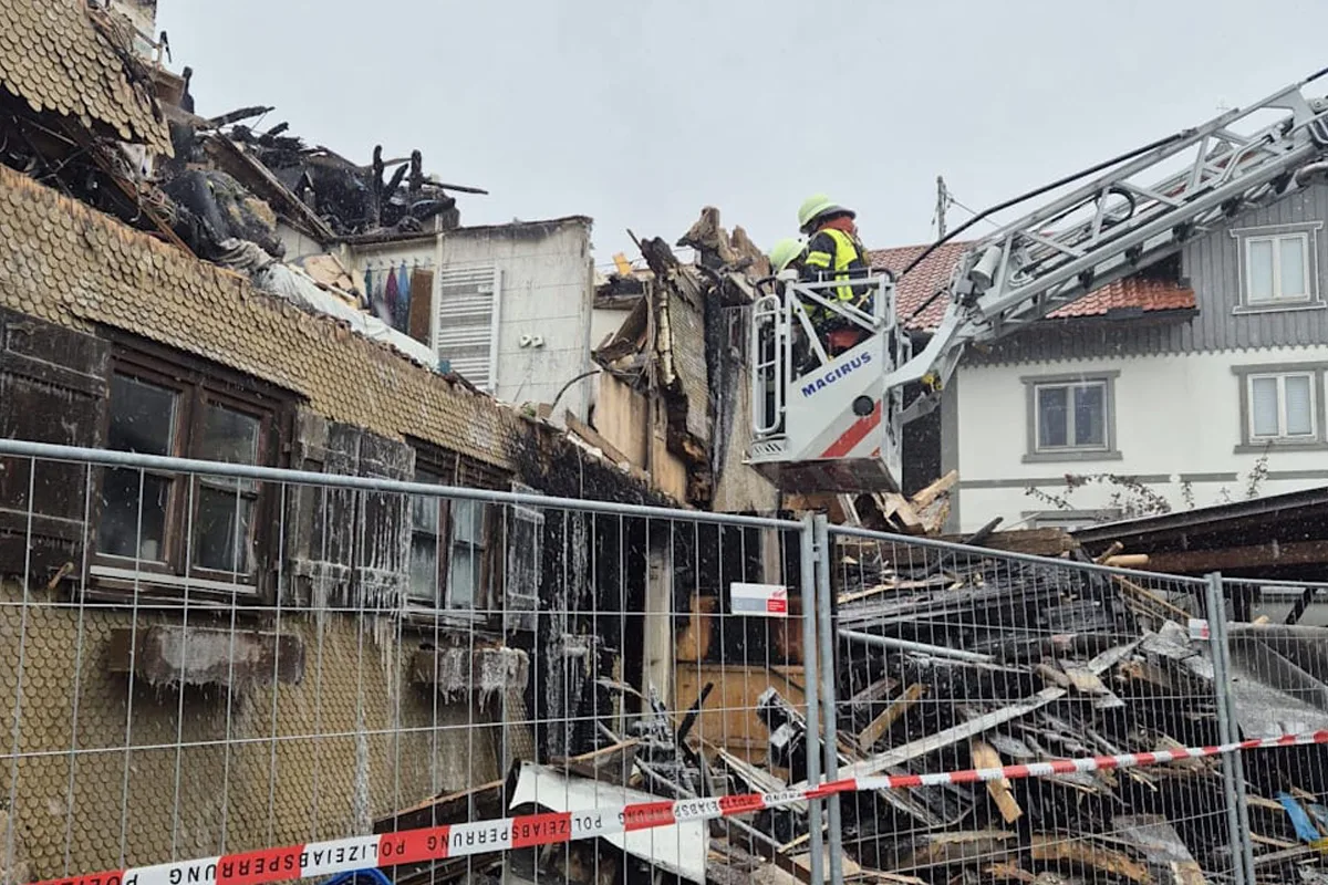Gunzesried – Hund nach 32 Stunden aus Brandruine gerettet