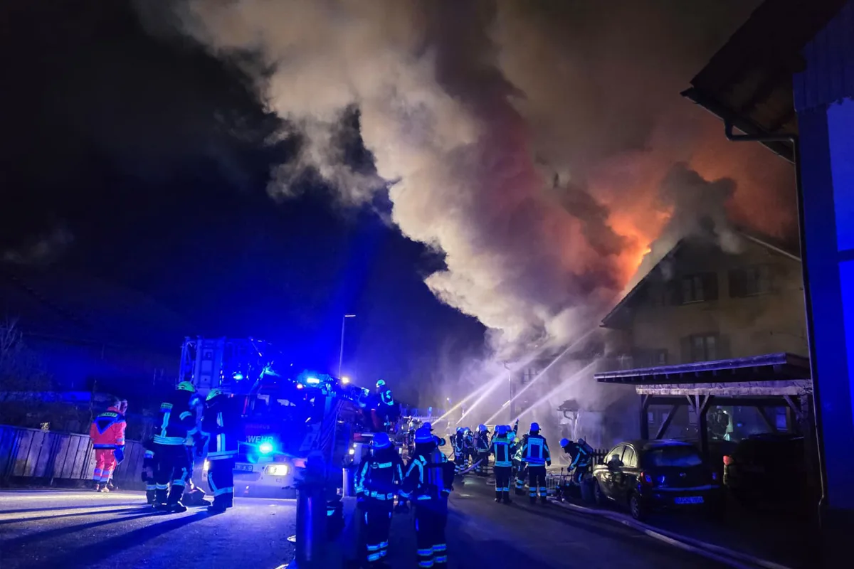 Gunzesried – Hund nach 32 Stunden aus Brandruine gerettet