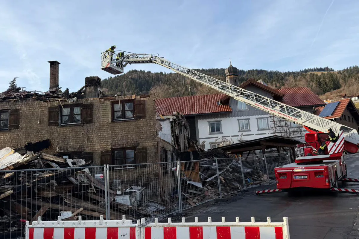 Gunzesried – Hund nach 32 Stunden aus Brandruine gerettet