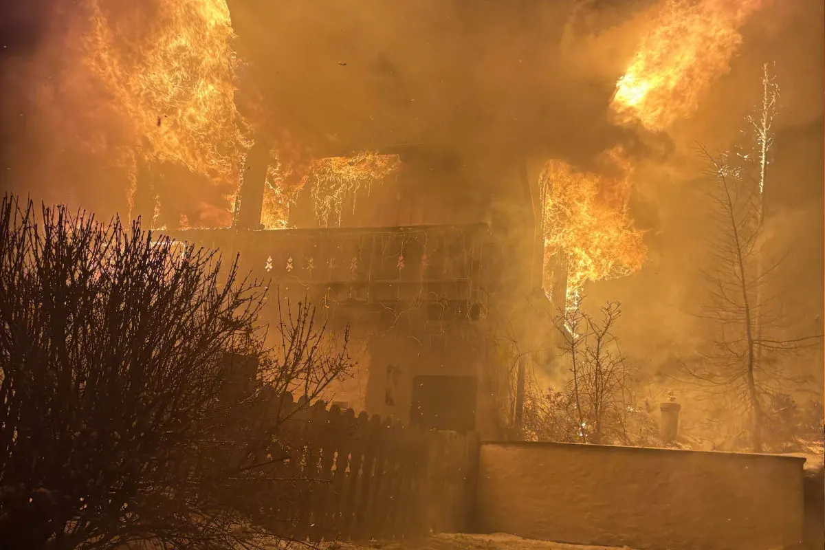 Altaussee – Büro- und Wohngebäude bei Brand zerstört