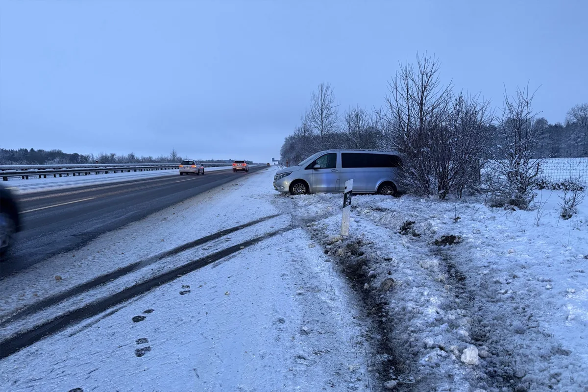 A1 Rotenburg – 38 Verkehrsunfälle in zwei Tagen durch Glätte