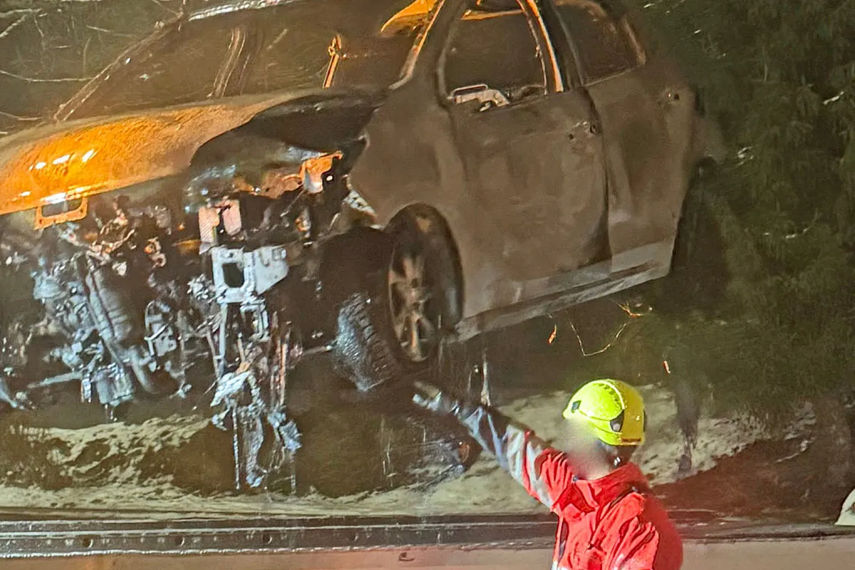 Neuenkirch LU – Auto brennt auf der A2 vollständig aus