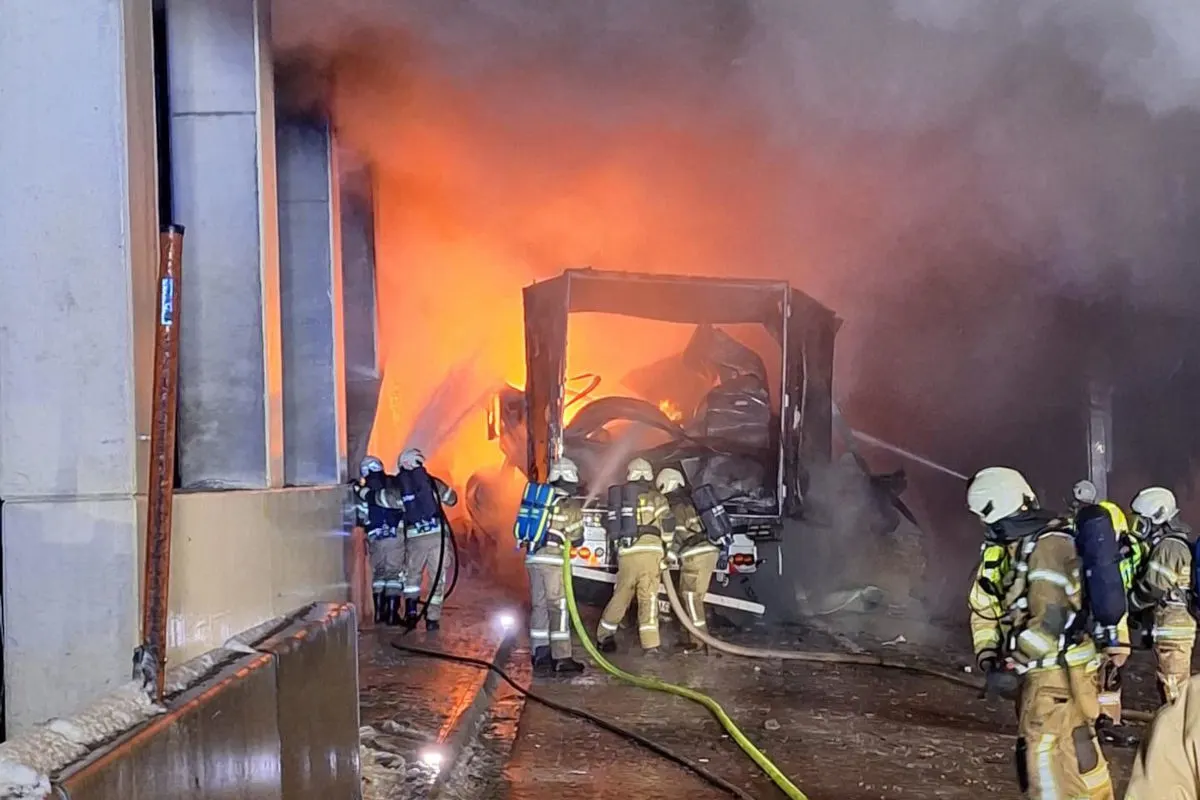 Werfen – Schwerer Lkw-Unfall mit Brand auf der A10