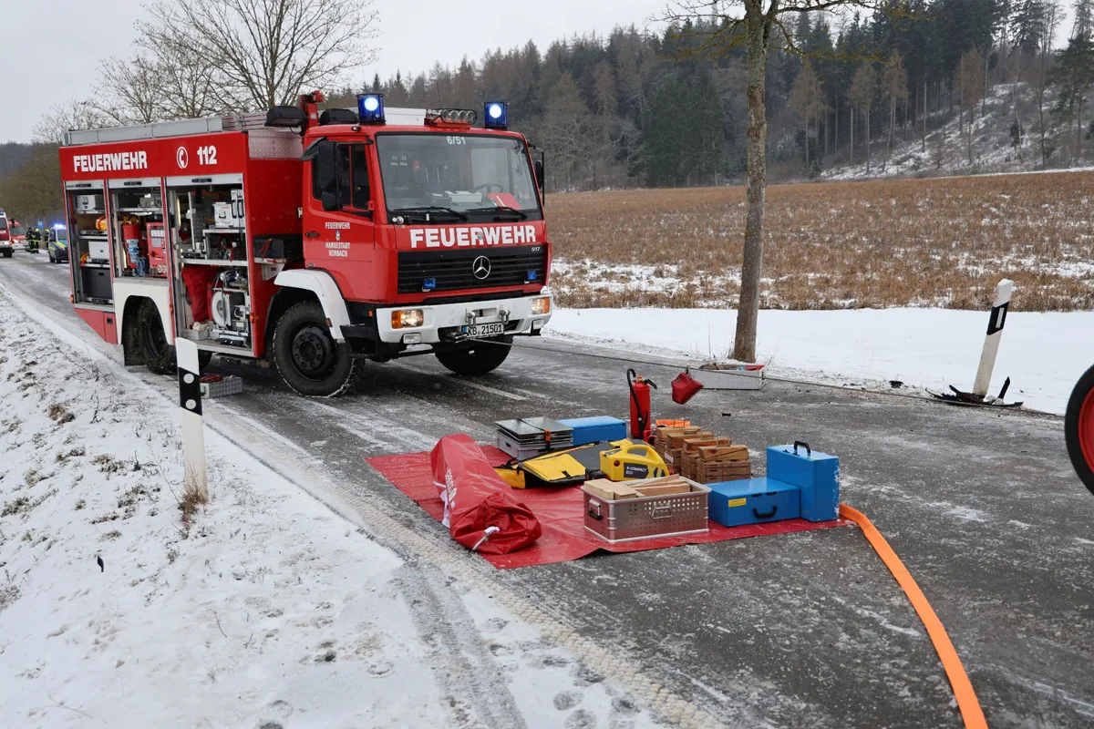 Korbach – Ein Toter und eine Schwerverletzte bei Unfall