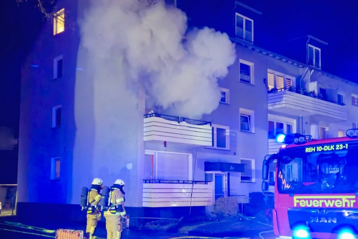 Recklinghausen – Schwerverletzter bei Brand in Wohnung
