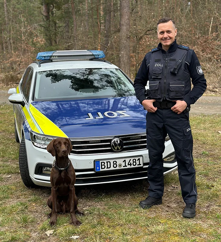 Bamberg – Neues Hundeteam beim Zoll im Einsatz