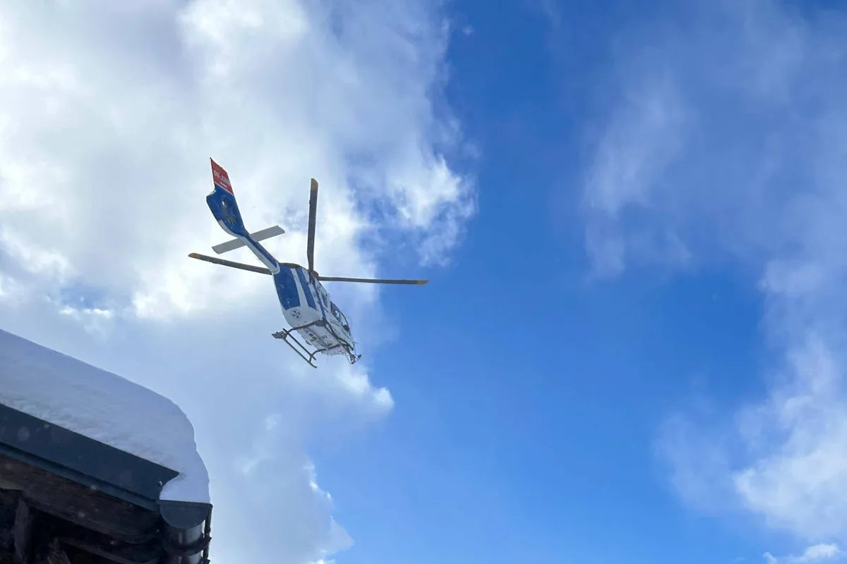 Mittelberg – Freerider lösen Lawine am Hohen Ifen aus