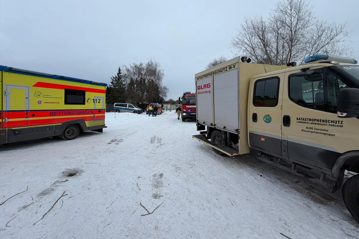 Wismar – 40-Jähriger stirbt beim Eisbaden