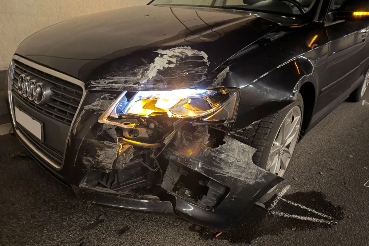 A8 – Unfall im Loppertunnel