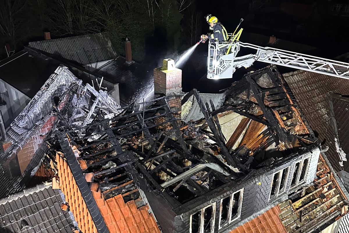 Helmstedt – Fünf Personen bei Großbrand gerettet