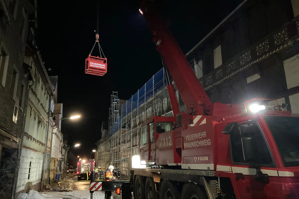 Helmstedt – Fünf Personen bei Großbrand gerettet