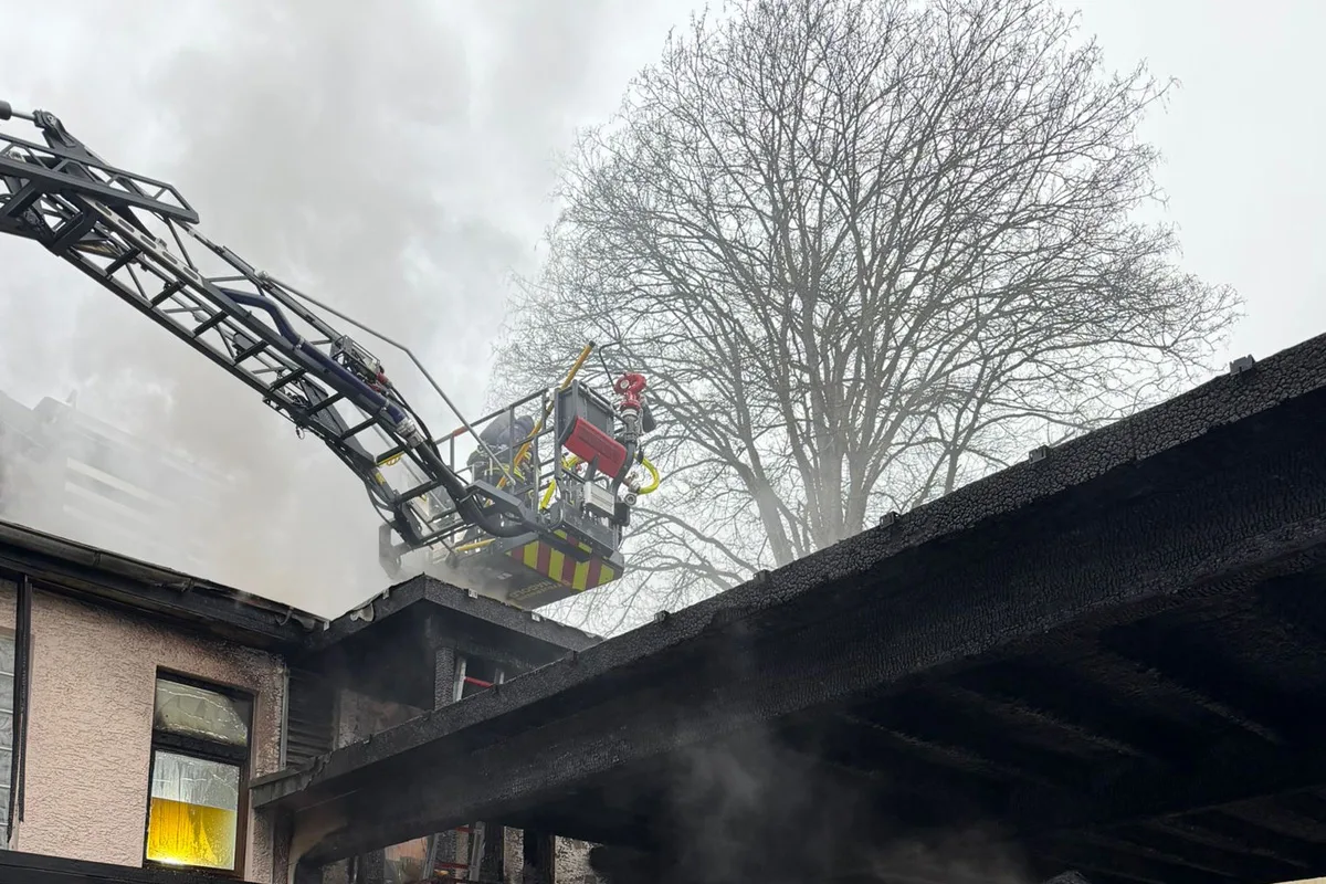 Nagold – Großbrand zerstört Gaststätte und Wohnhaus