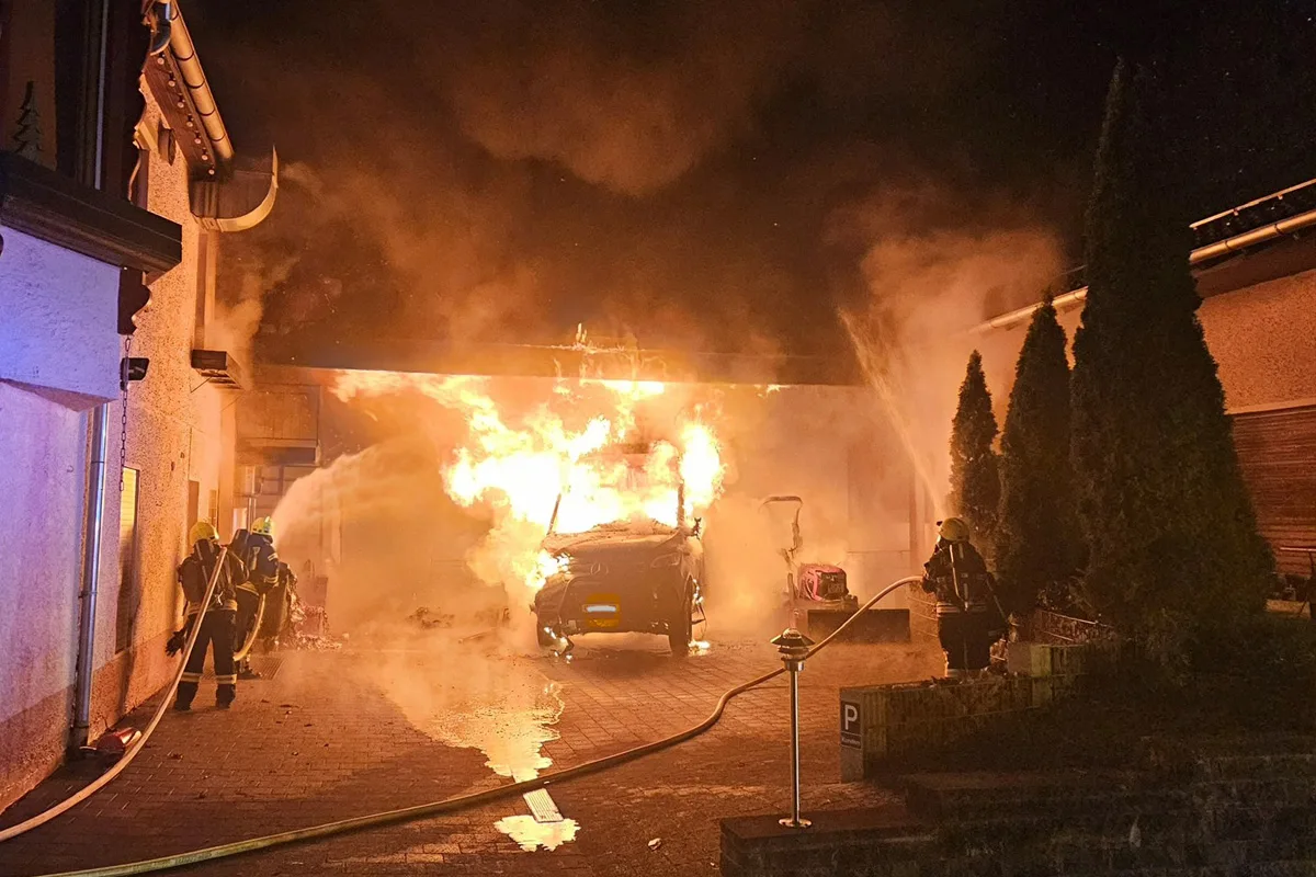 Nagold – Großbrand zerstört Gaststätte und Wohnhaus