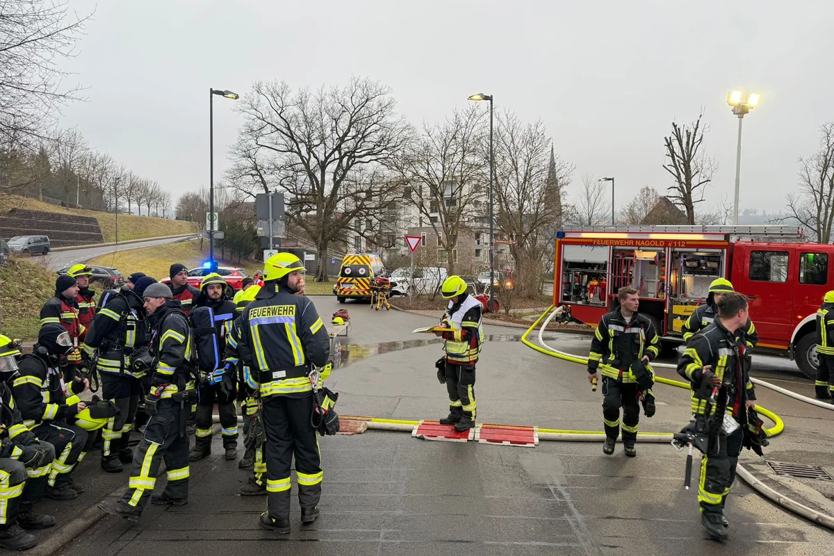 Nagold – Großbrand zerstört Gaststätte und Wohnhaus