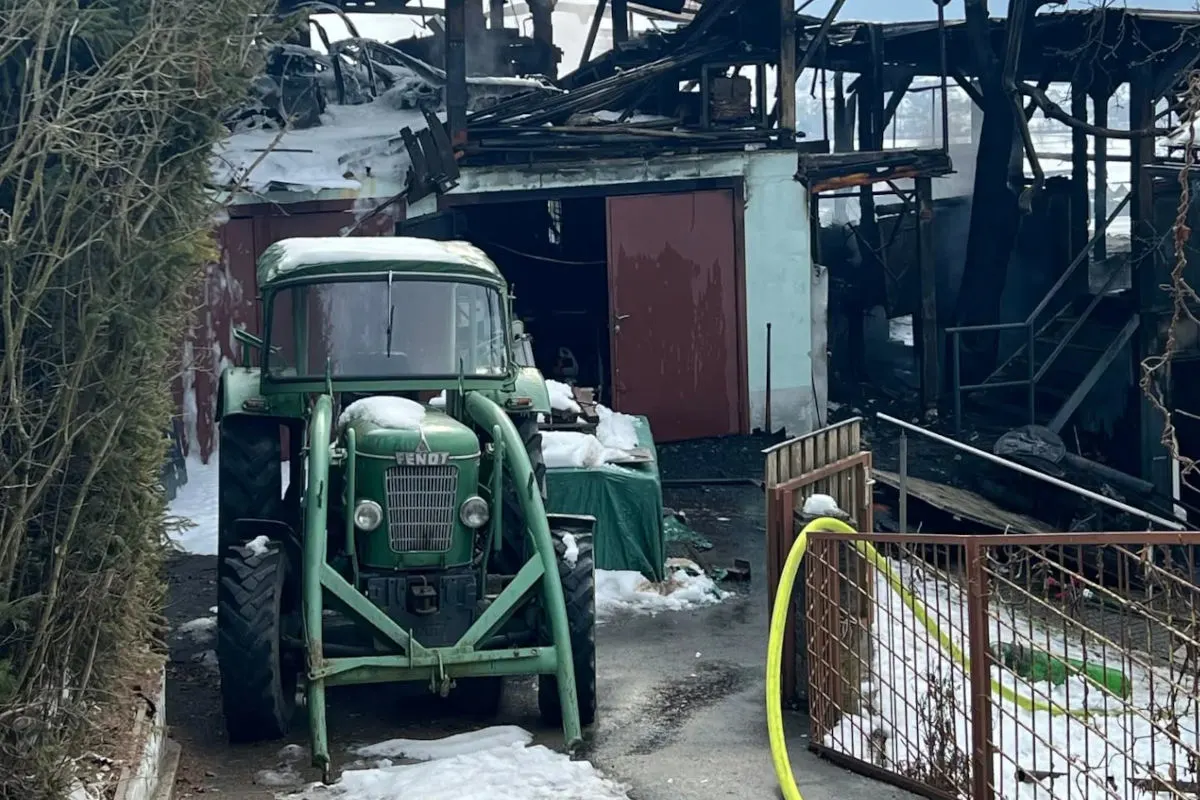 Stallhofen – Werkstatt und Garage in Brand geraten