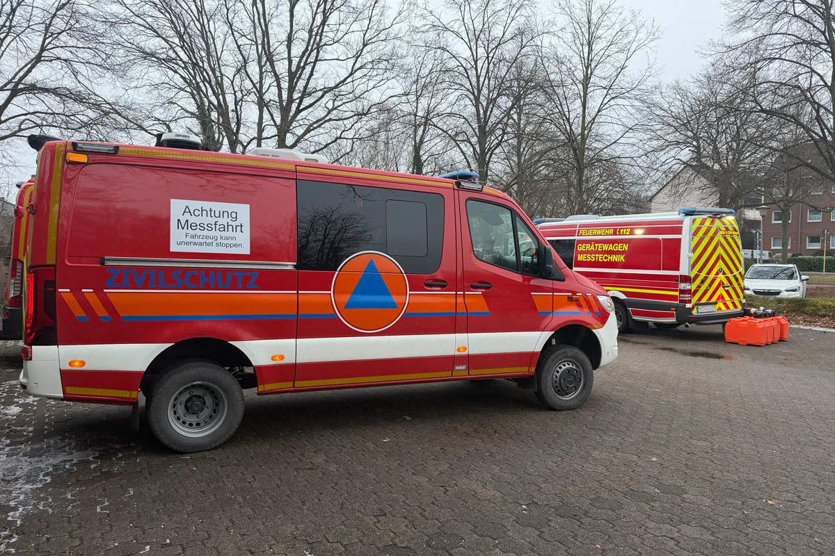 Minden – Großbrand zerstört Druckerei und Autowerkstatt