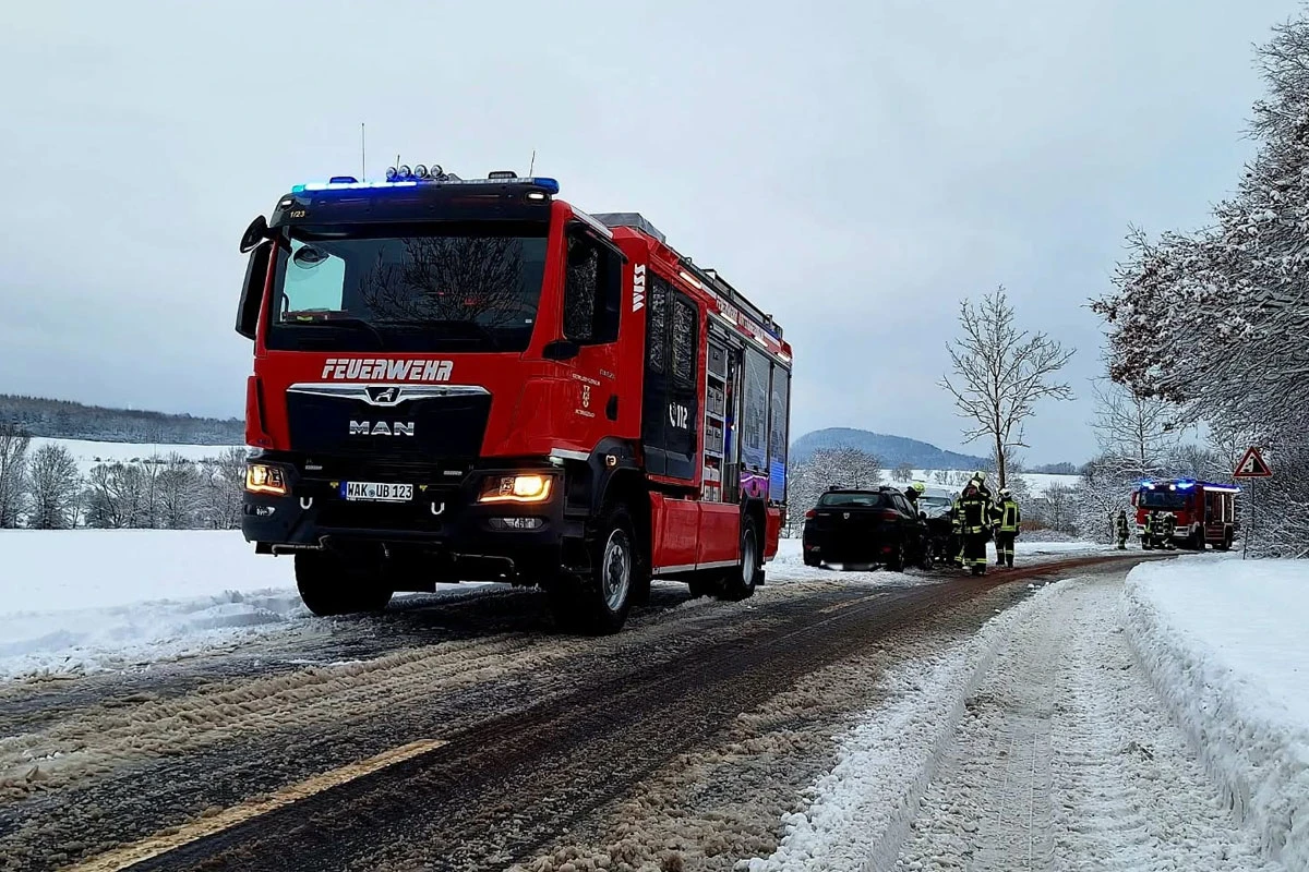 Vacha – Eine Schwerverletzte nach Unfall bei Überholmanöver