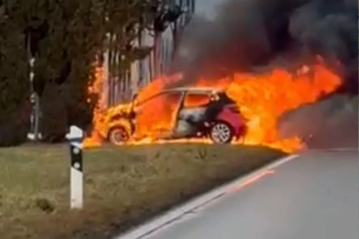 Pfäffikon ZH – Auto und Hecke in Brand geraten