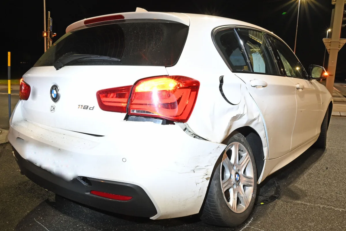 Inwil LU – Hoher Sachschaden nach Unfall