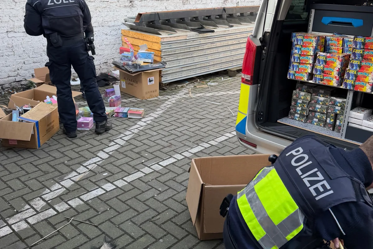 Duisburg – Illegale Pyrotechnik bei Kontrolle sichergestellt