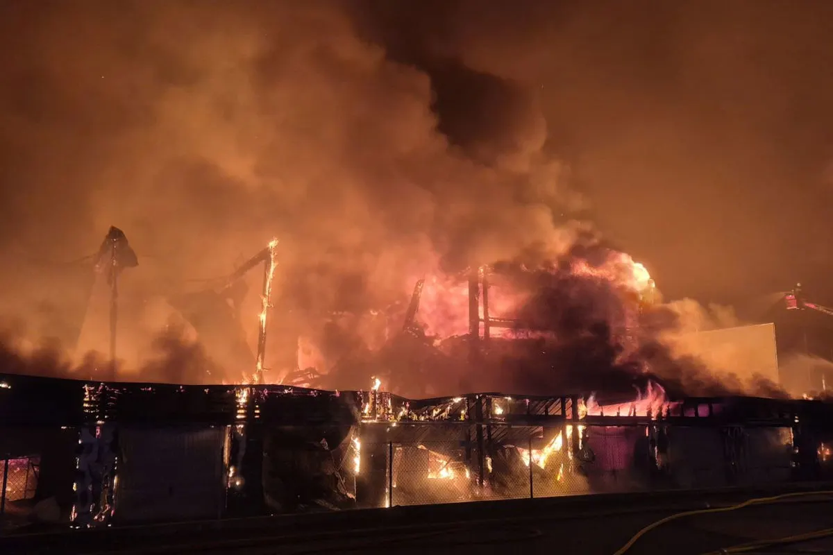Bubendorf BL – Gewerbeliegenschaft in Brand