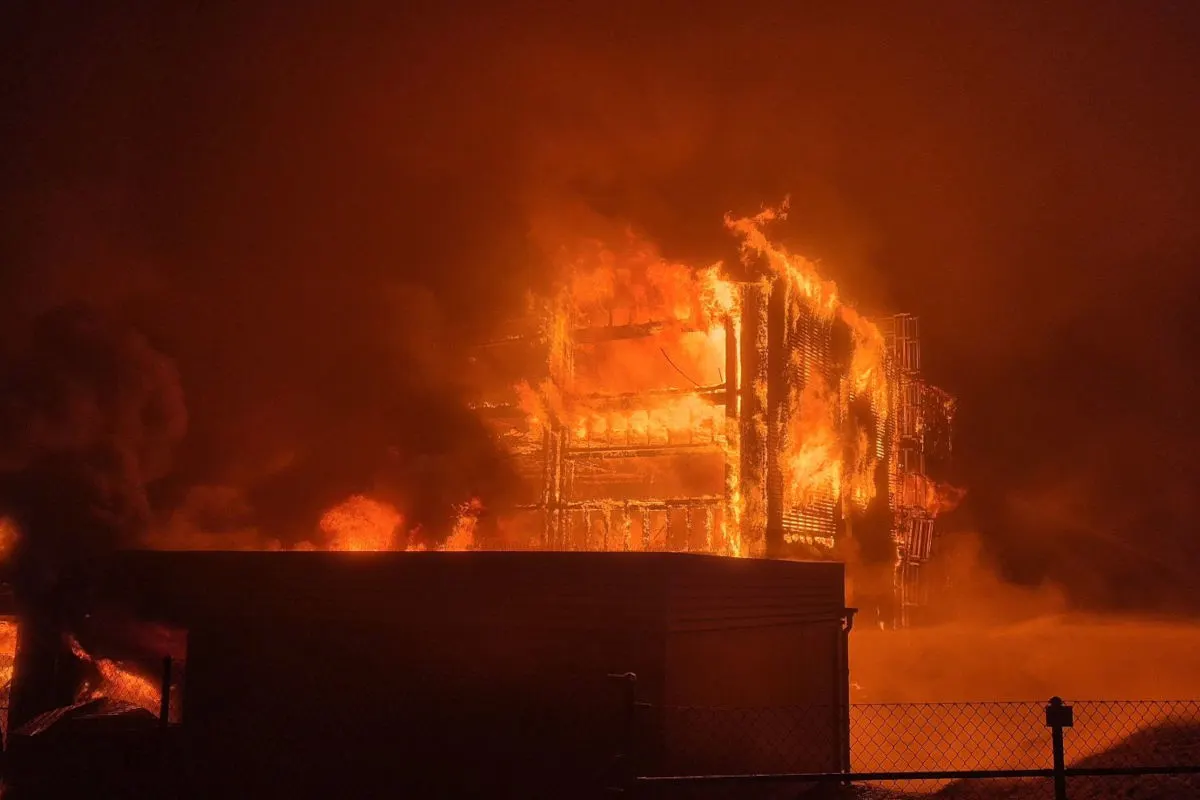 Bubendorf BL – Gewerbeliegenschaft in Brand