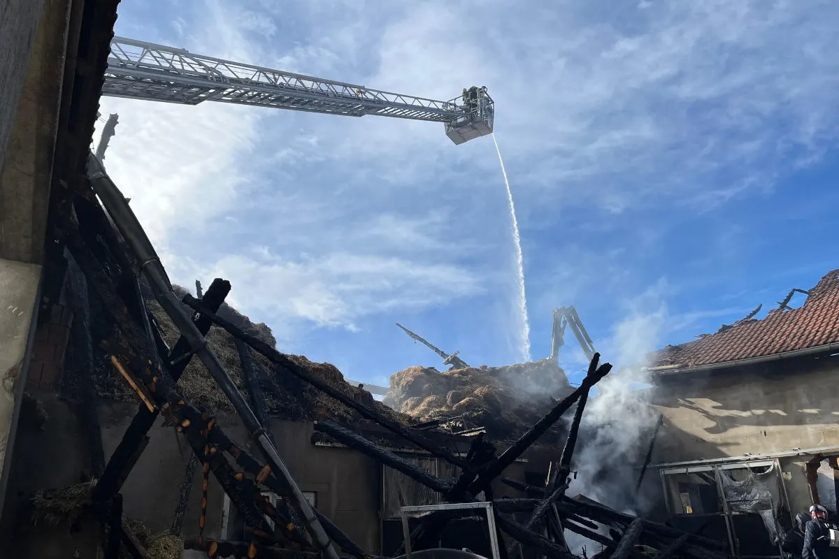 Haag am Hausruck – Umgestoßene Wärmelampe löste Brand aus